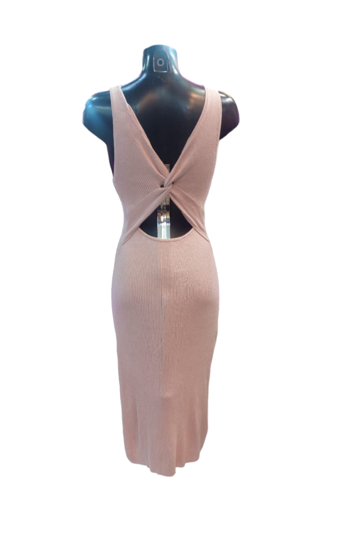 Vestido Jersey Rosa