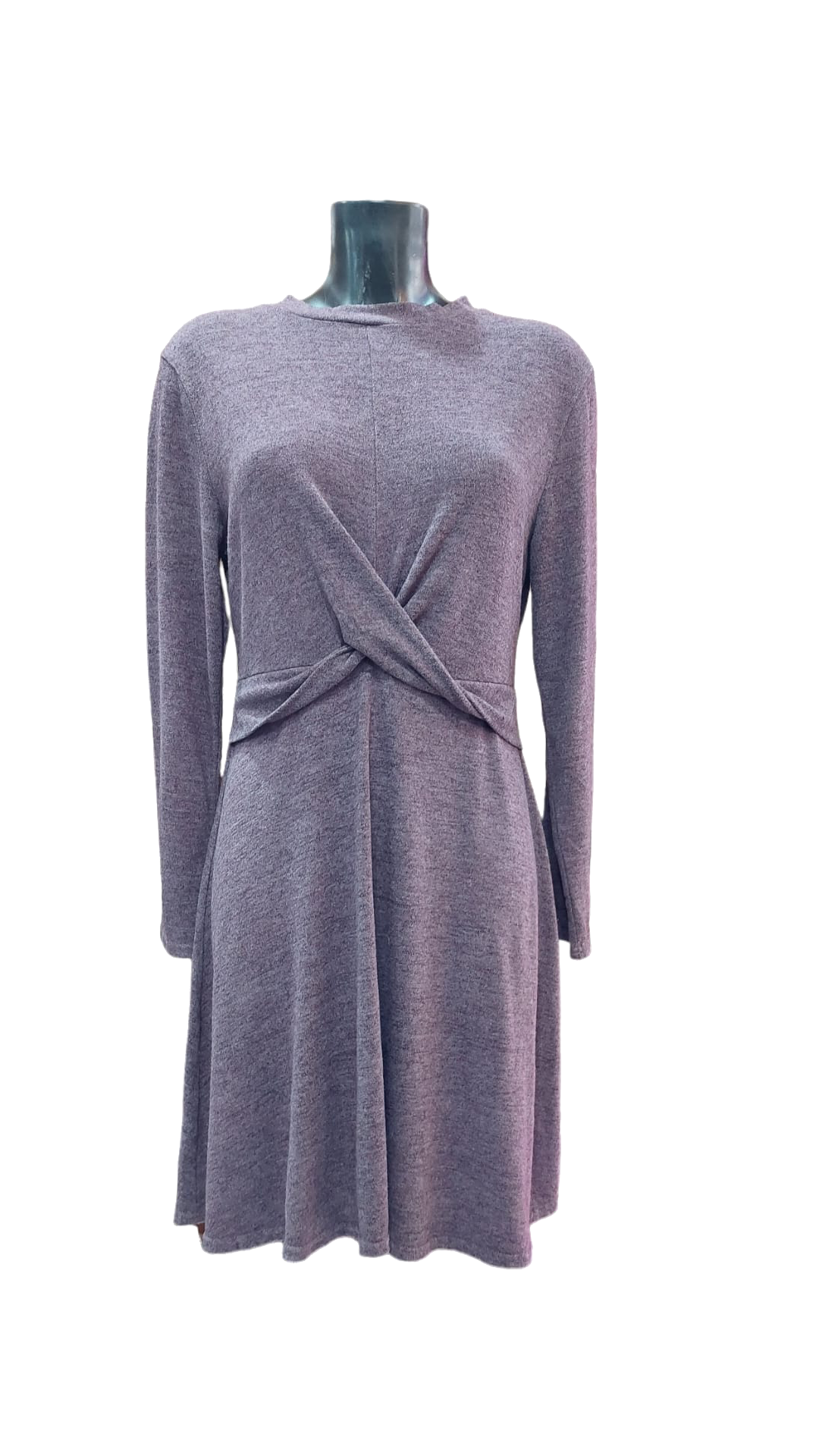 Vestido lana Malva