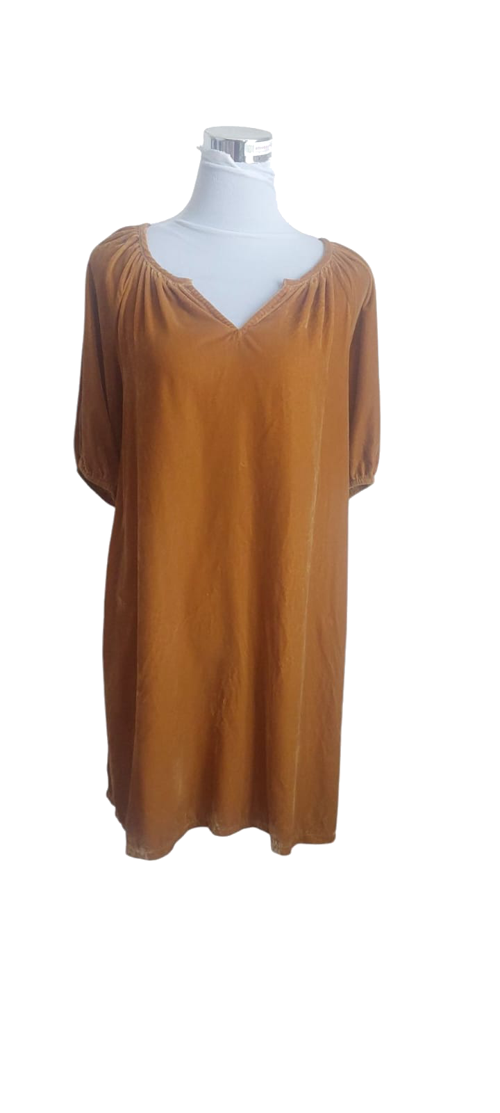 Vestido mostaza