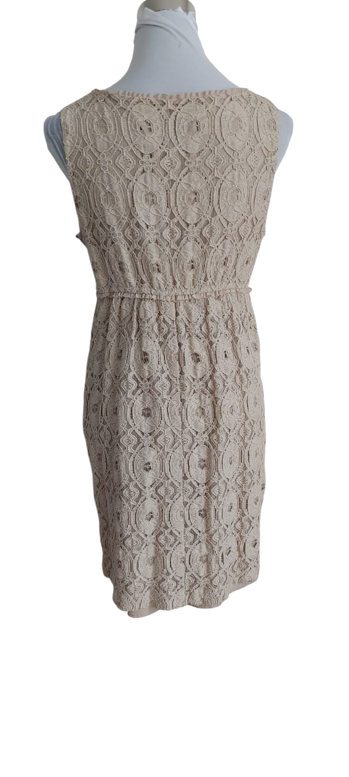 Vestido color crudo
