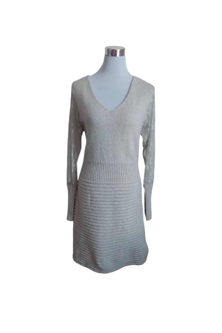 Vestido de Lana Encaje