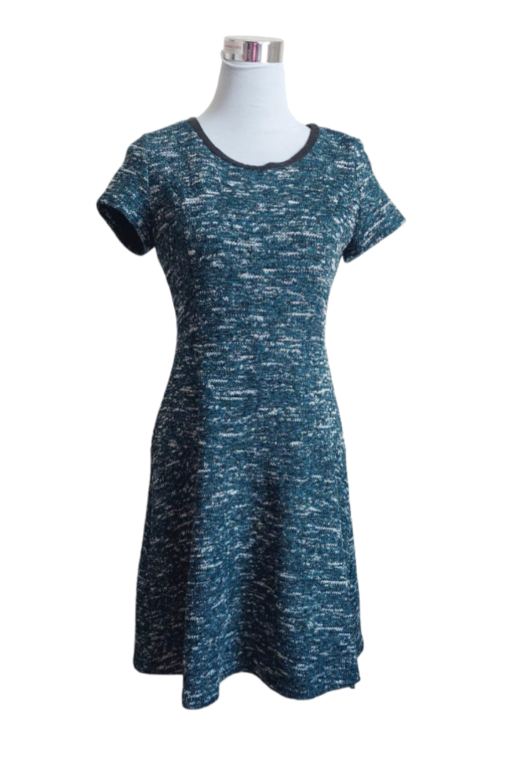 Vestido Turquesa Jaspeado