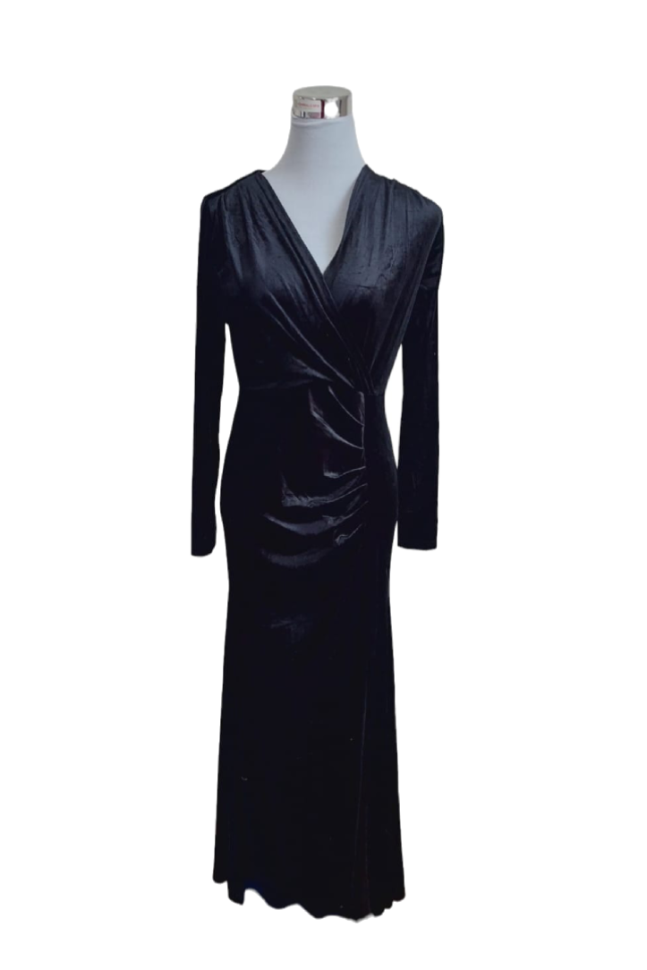 Vestido Terciopelo negro