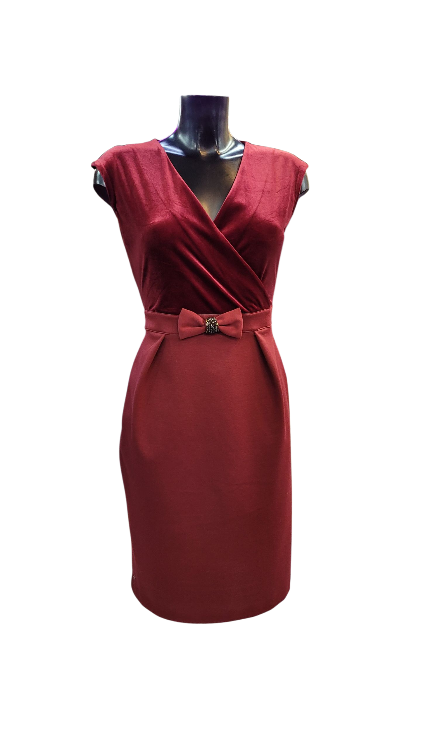 Vestido Burdeo Chic