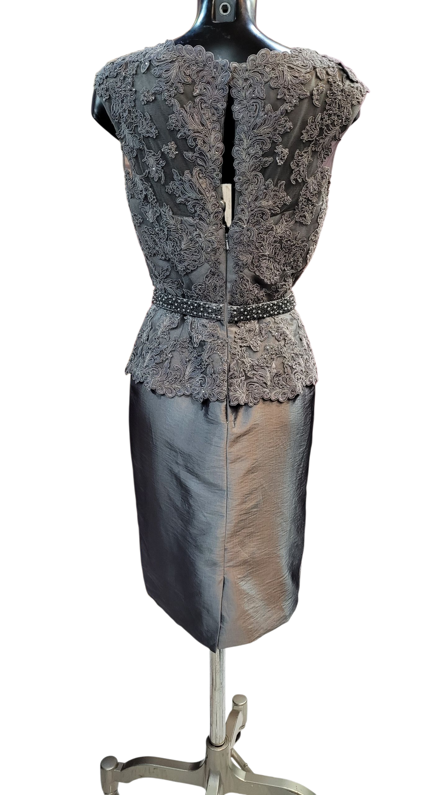 Vestido Chic Plata