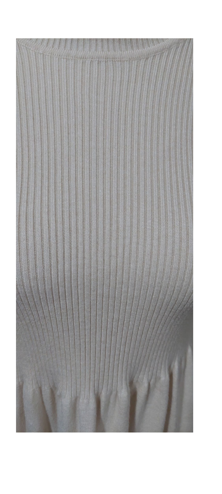 Vestido Crema lana