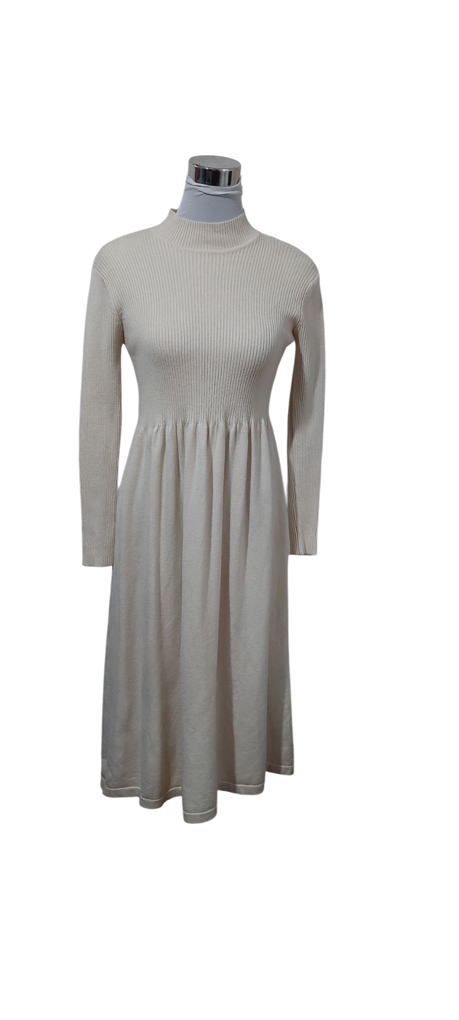 Vestido Crema lana
