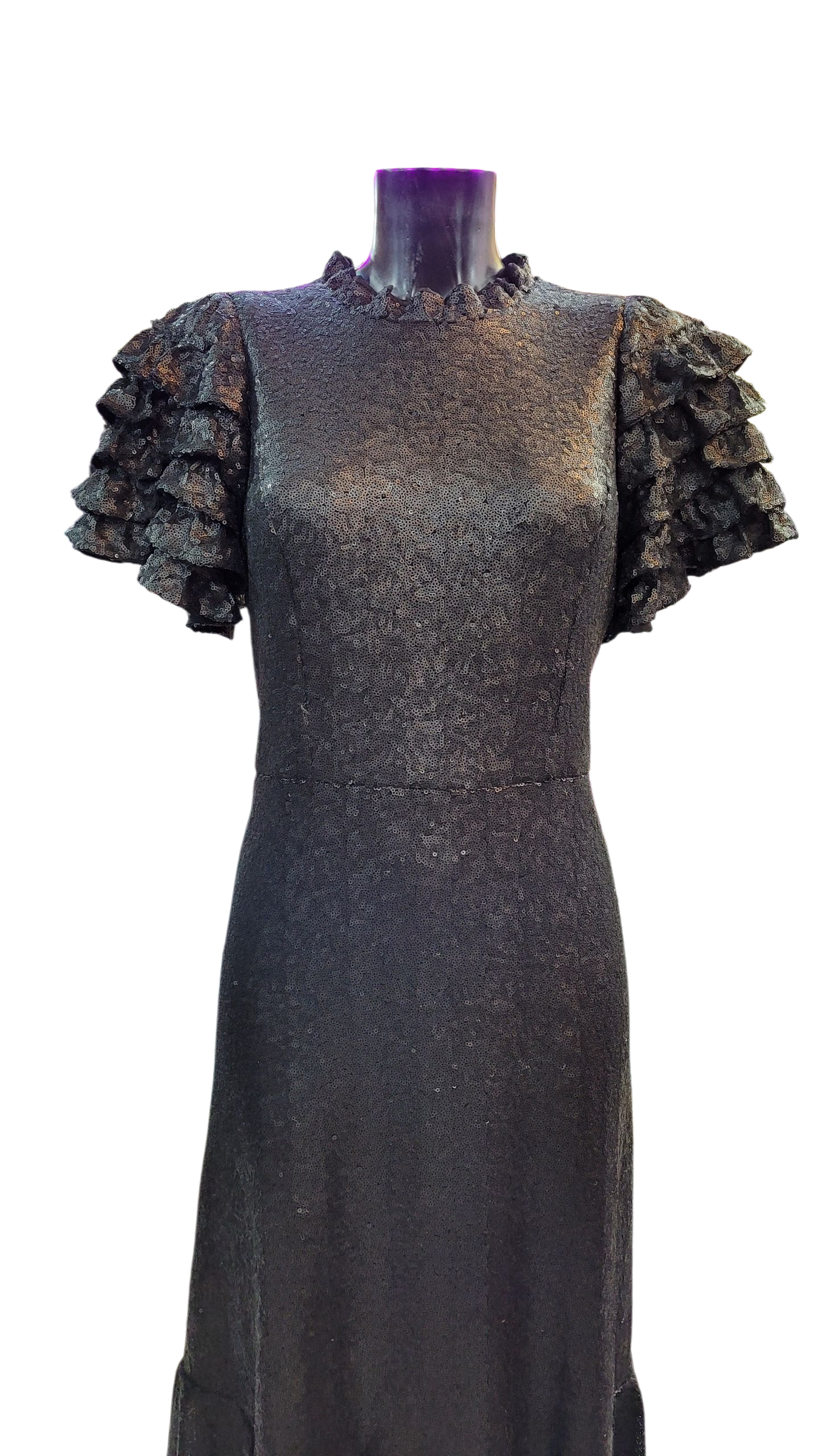 Vestido Negro Vanguardista