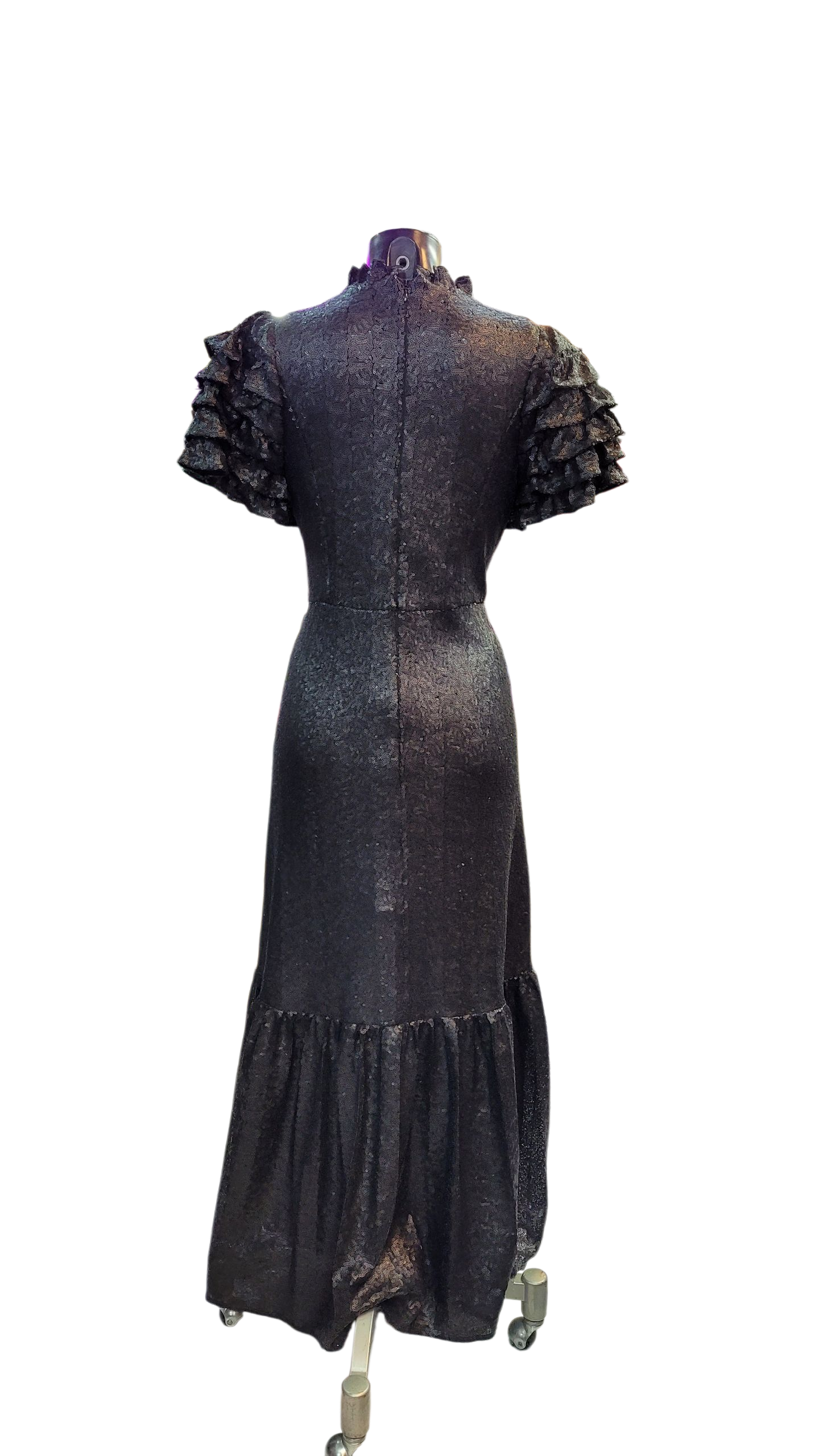 Vestido Negro Vanguardista
