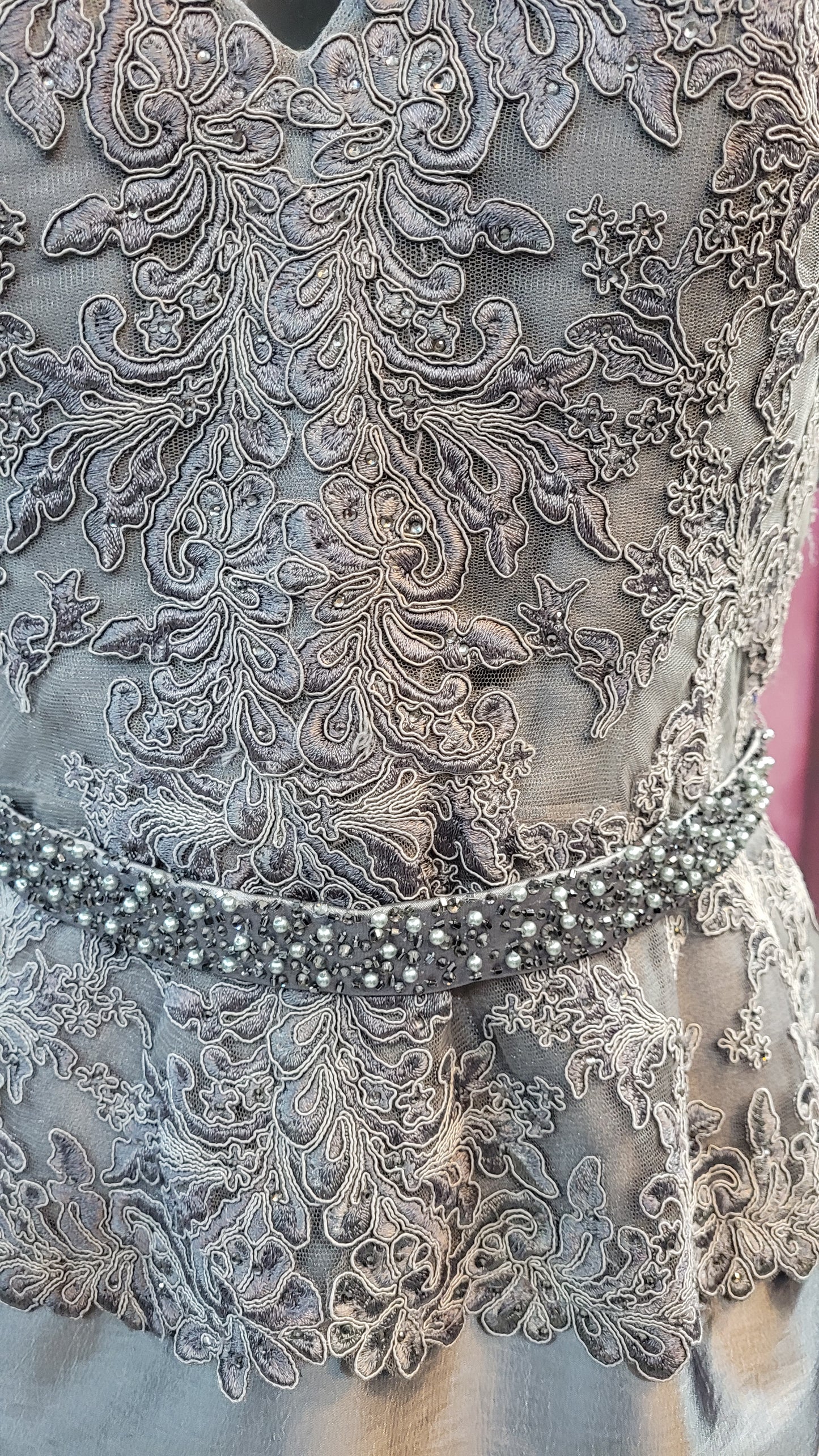 Vestido Chic Plata