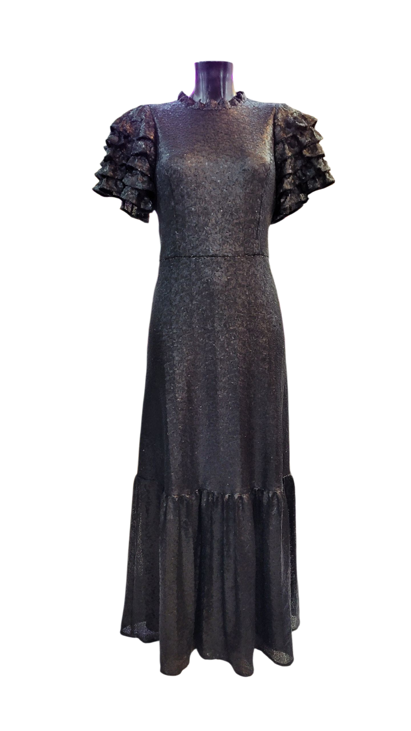 Vestido Negro Vanguardista
