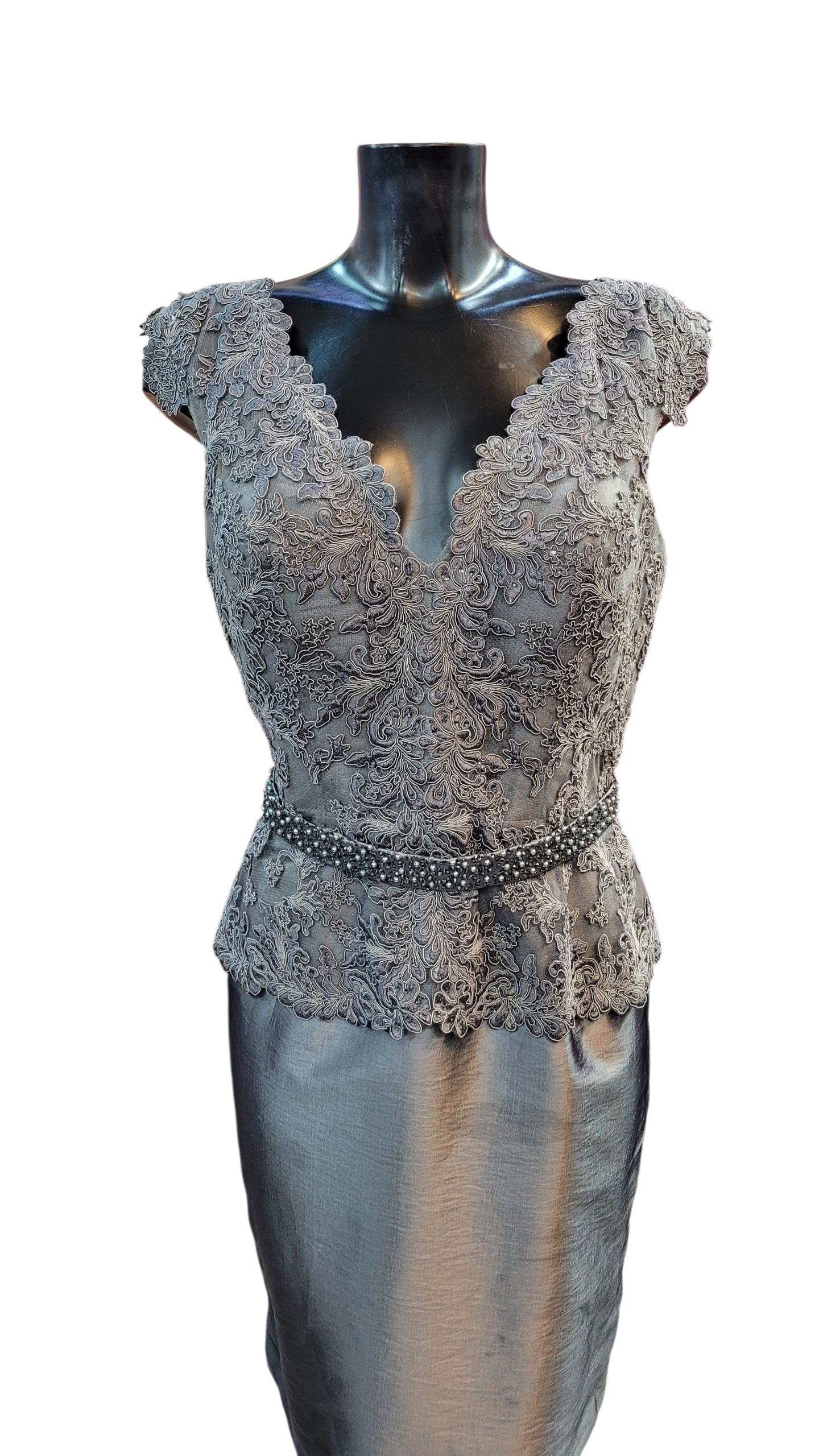 Vestido Chic Plata