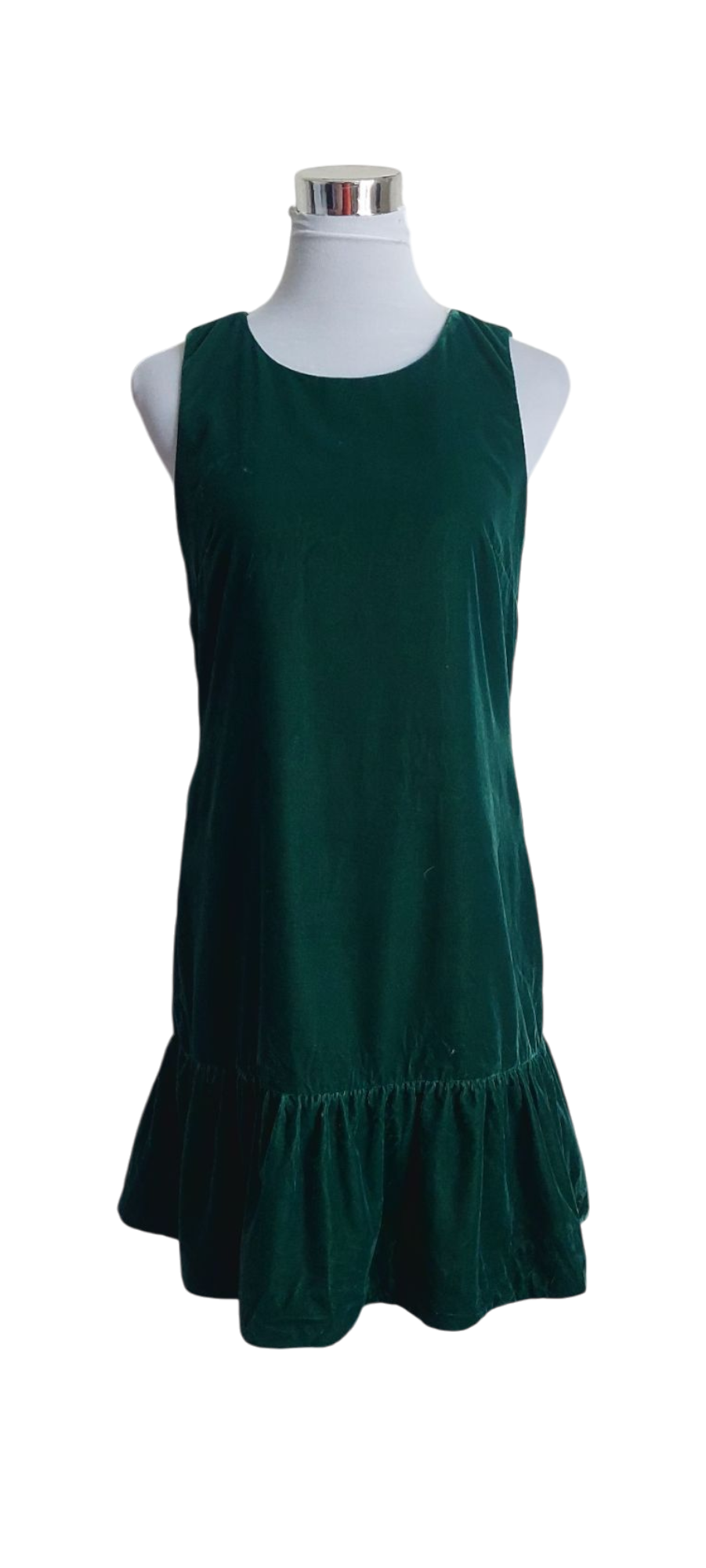 Vestido terciopelo verde