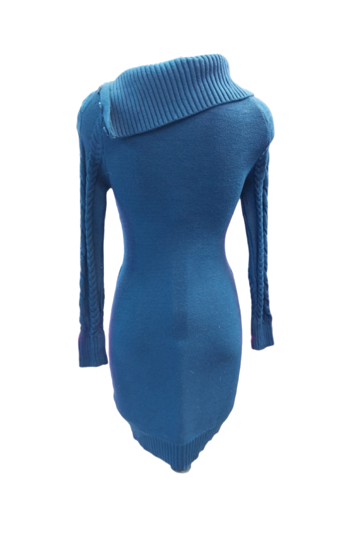Vestido Lana Turquesa