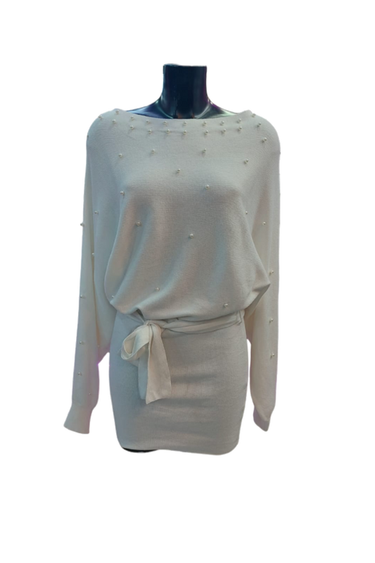 Vestido Blanco Perla