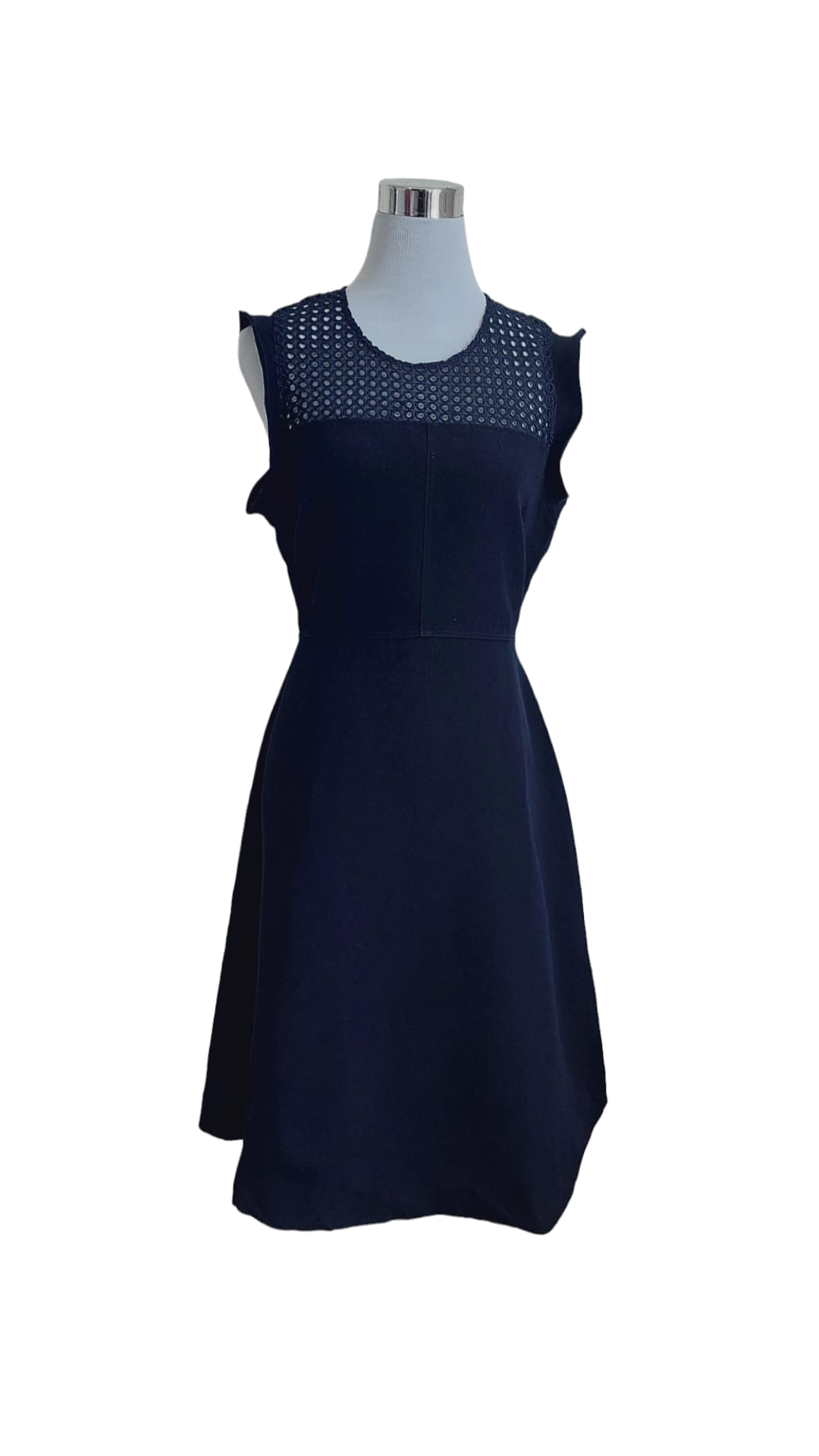 vestido azul marino clasico