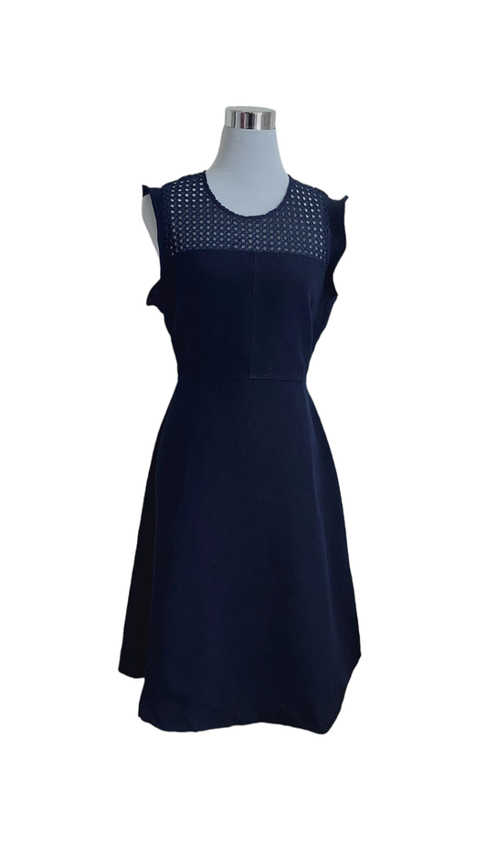vestido azul marino clasico