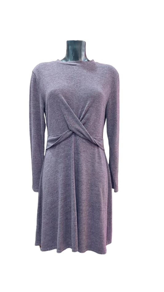 Vestido lana Malva