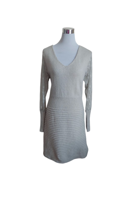 Vestido de Lana Encaje