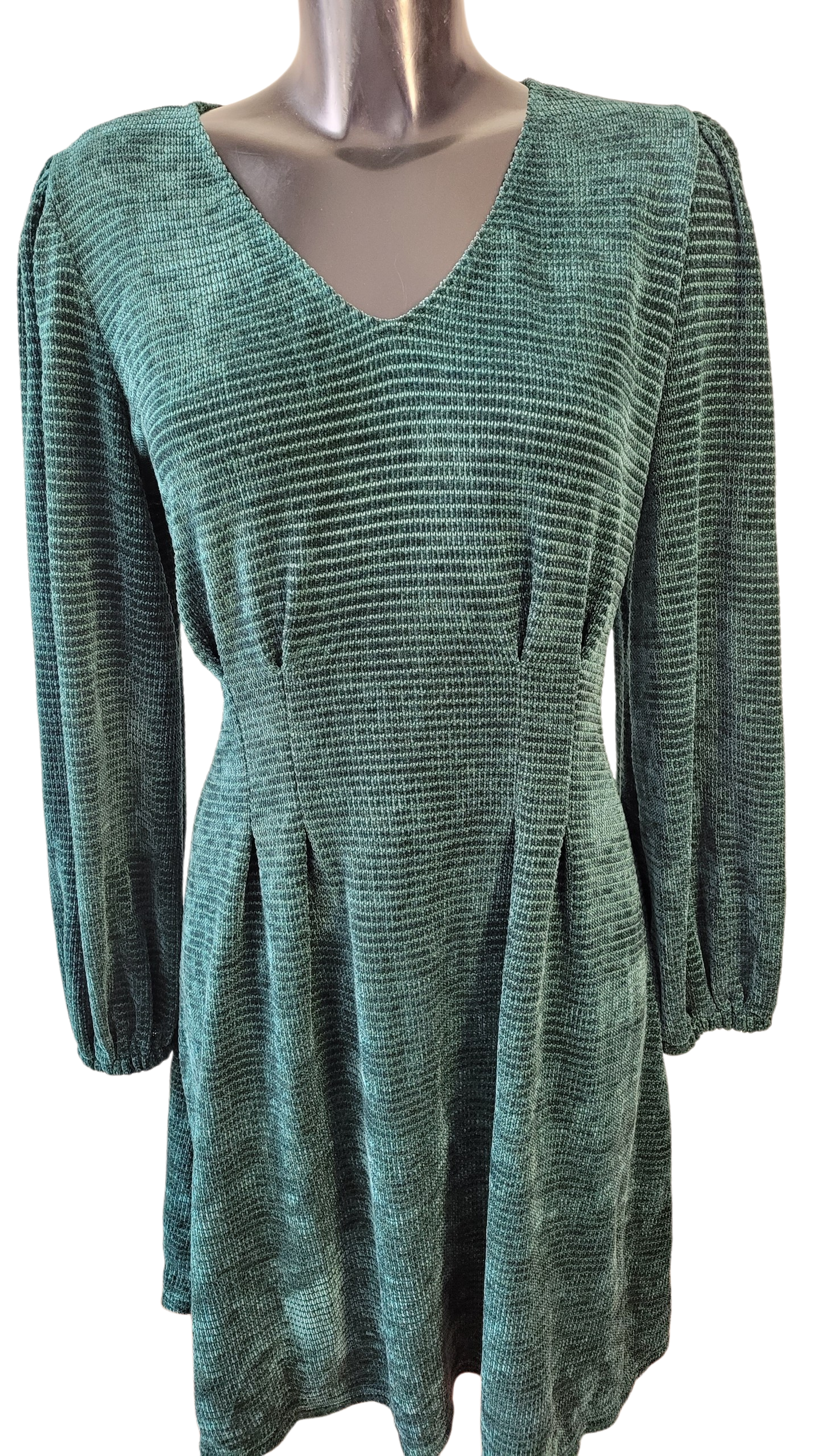 Vestido Verde Lana