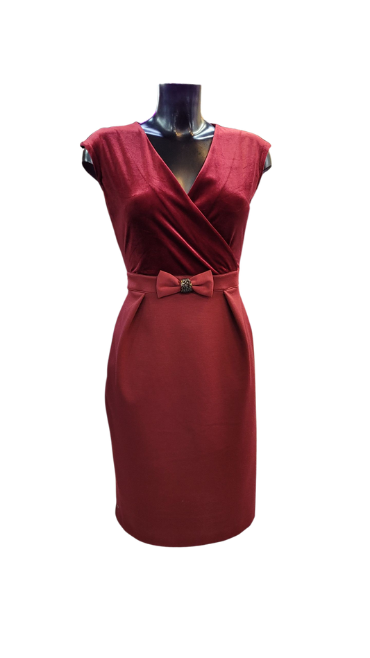 Vestido Burdeo Chic