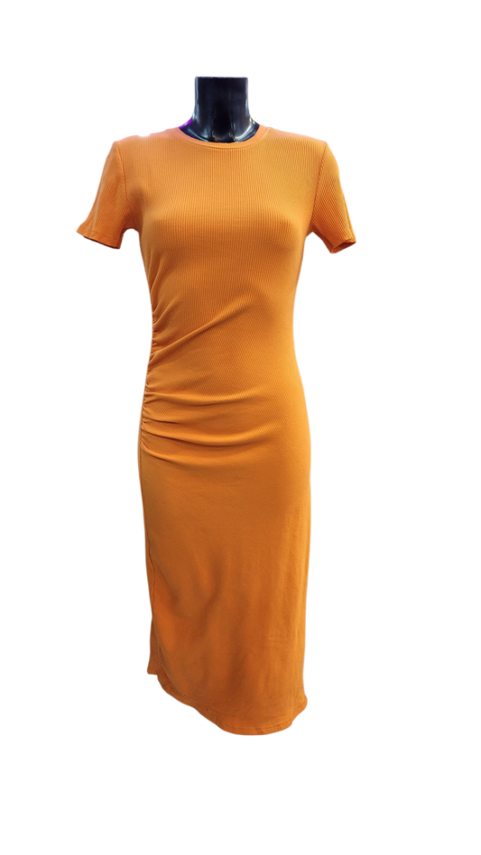 Vestido zara naranjo