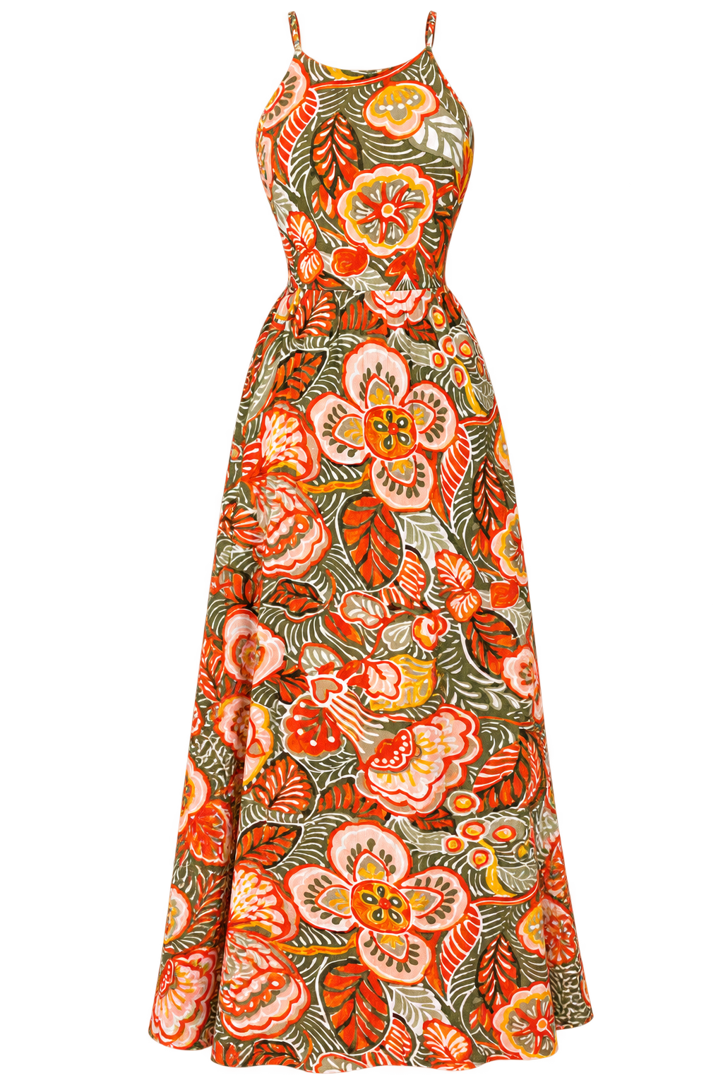 Vestido Orange Chic