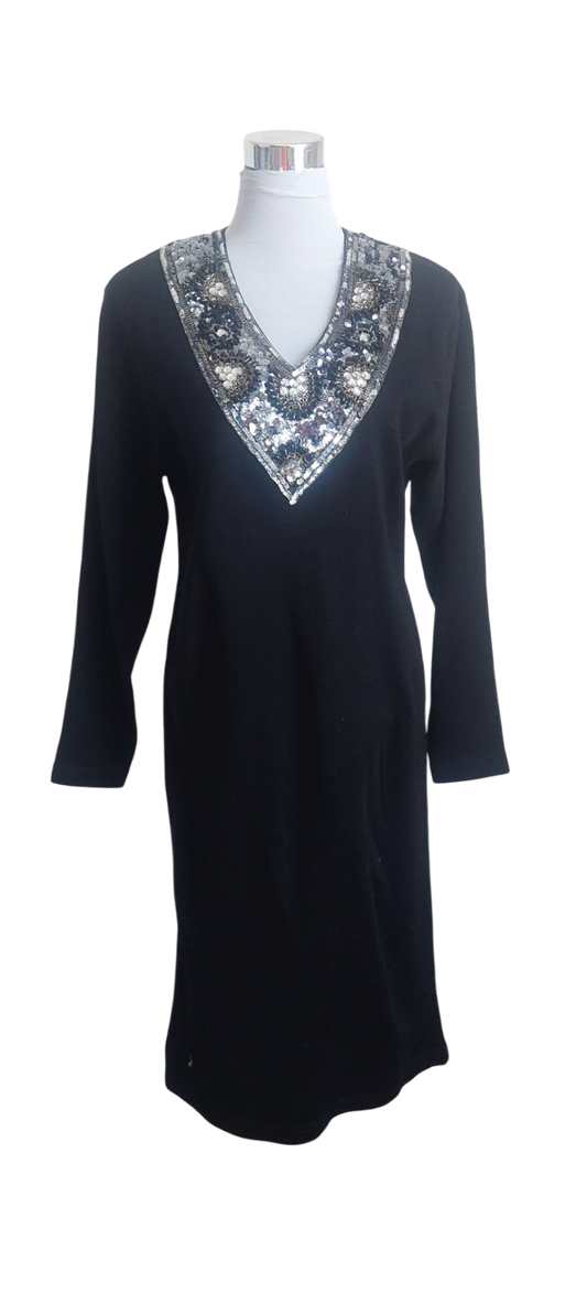 Vestido lana Brillos