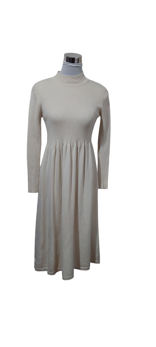 Vestido Crema lana