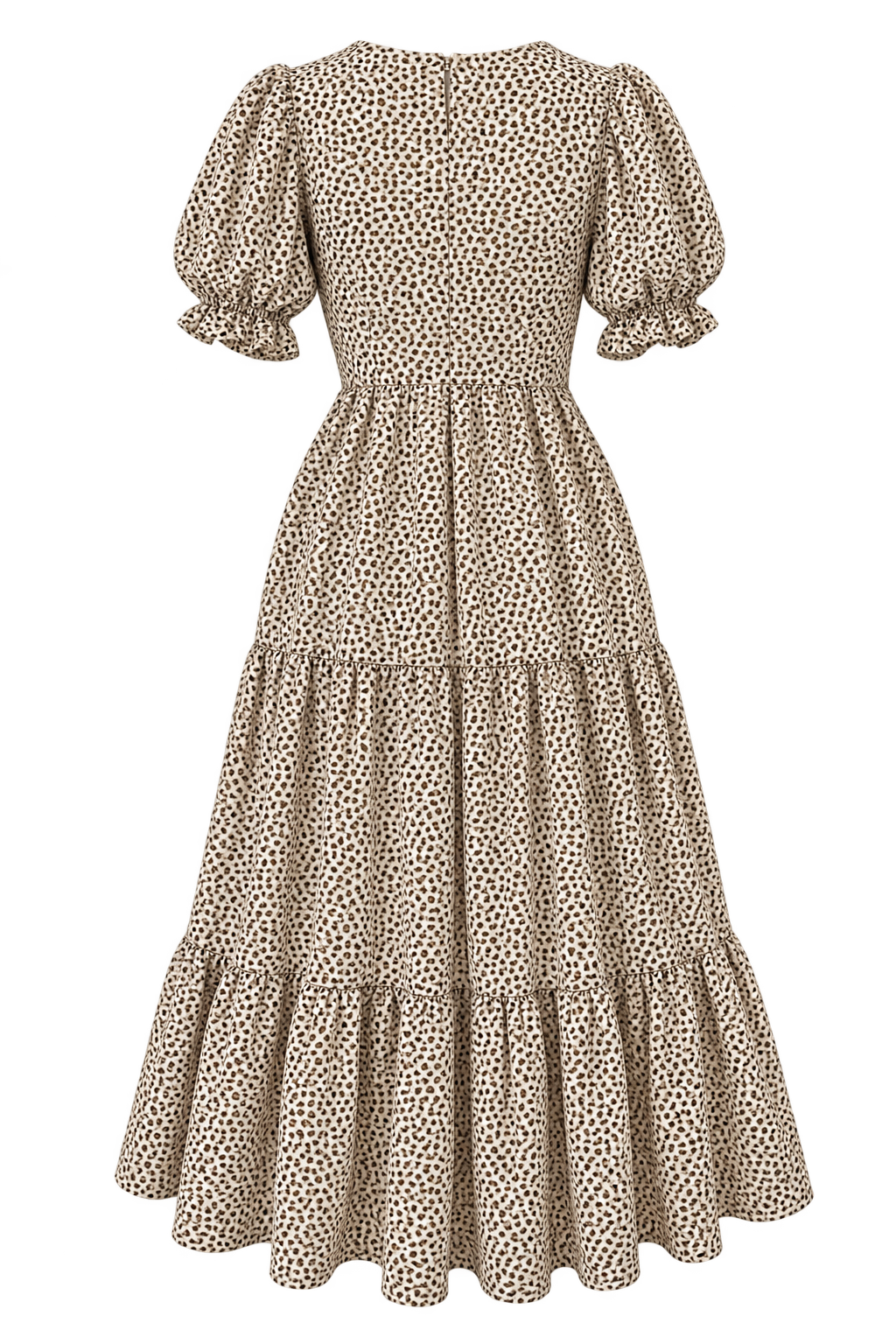 Vestido  café Print