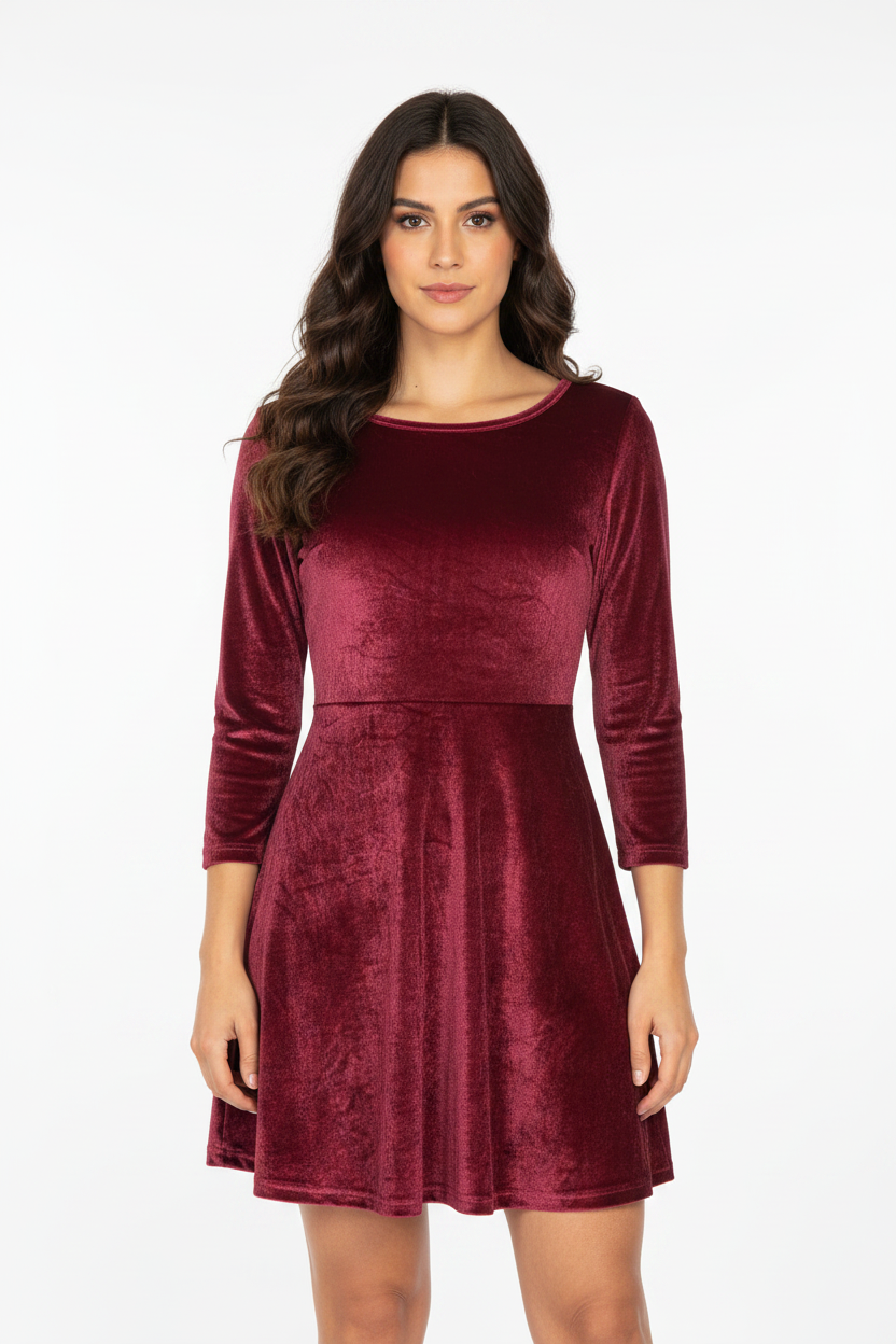 Vestido Guinda