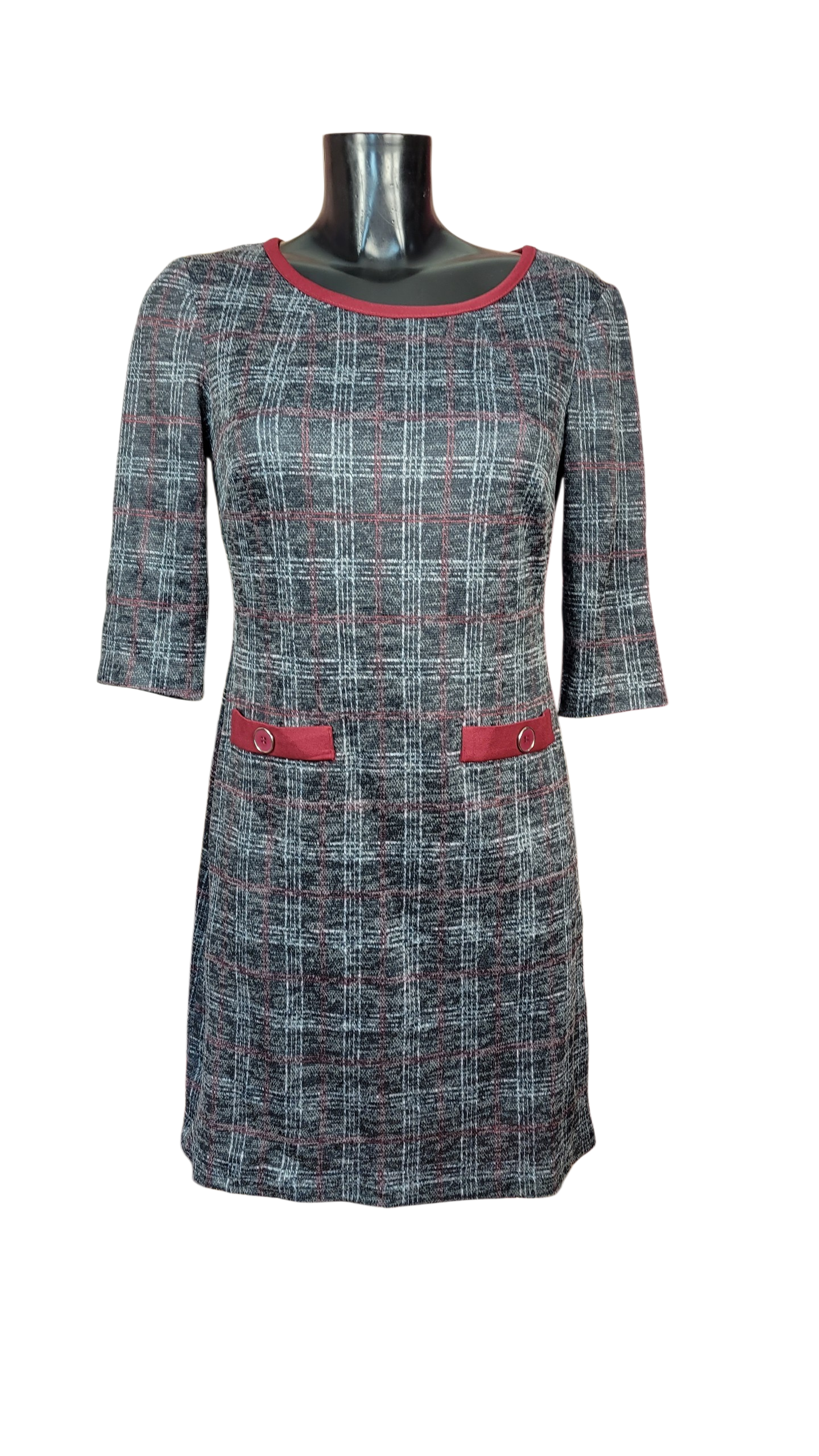 Vestido Recto cuadrille