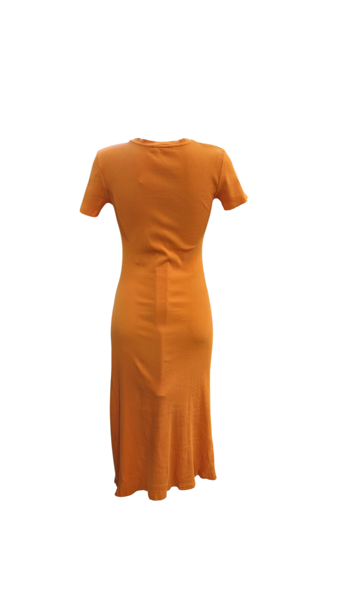 Vestido zara naranjo