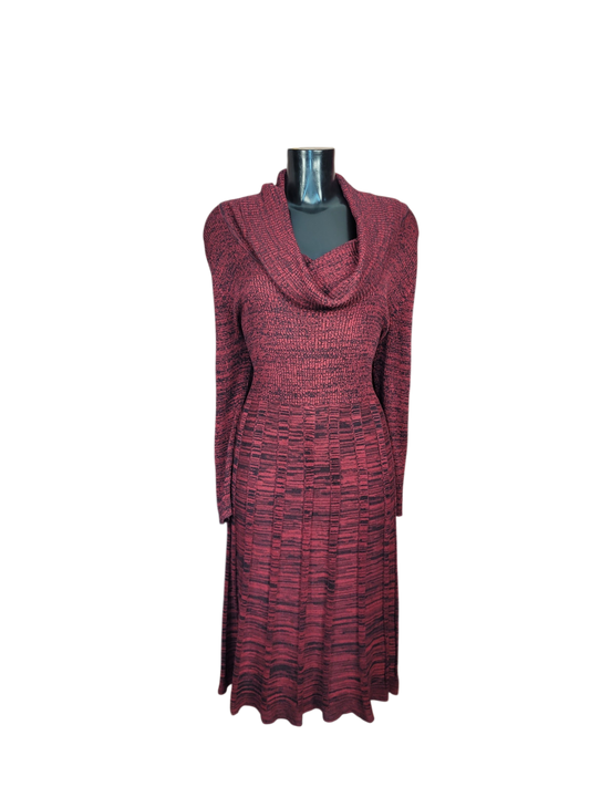 Vestido lana matizado