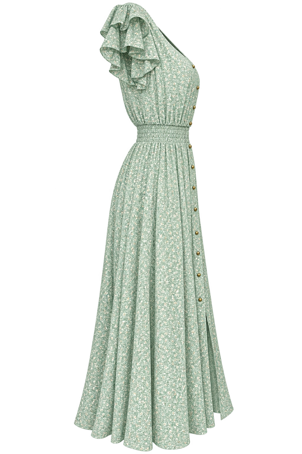 Vestido  Verde Nilo