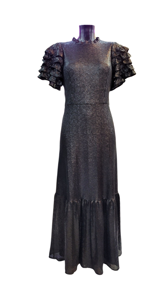 Vestido Negro Vanguardista