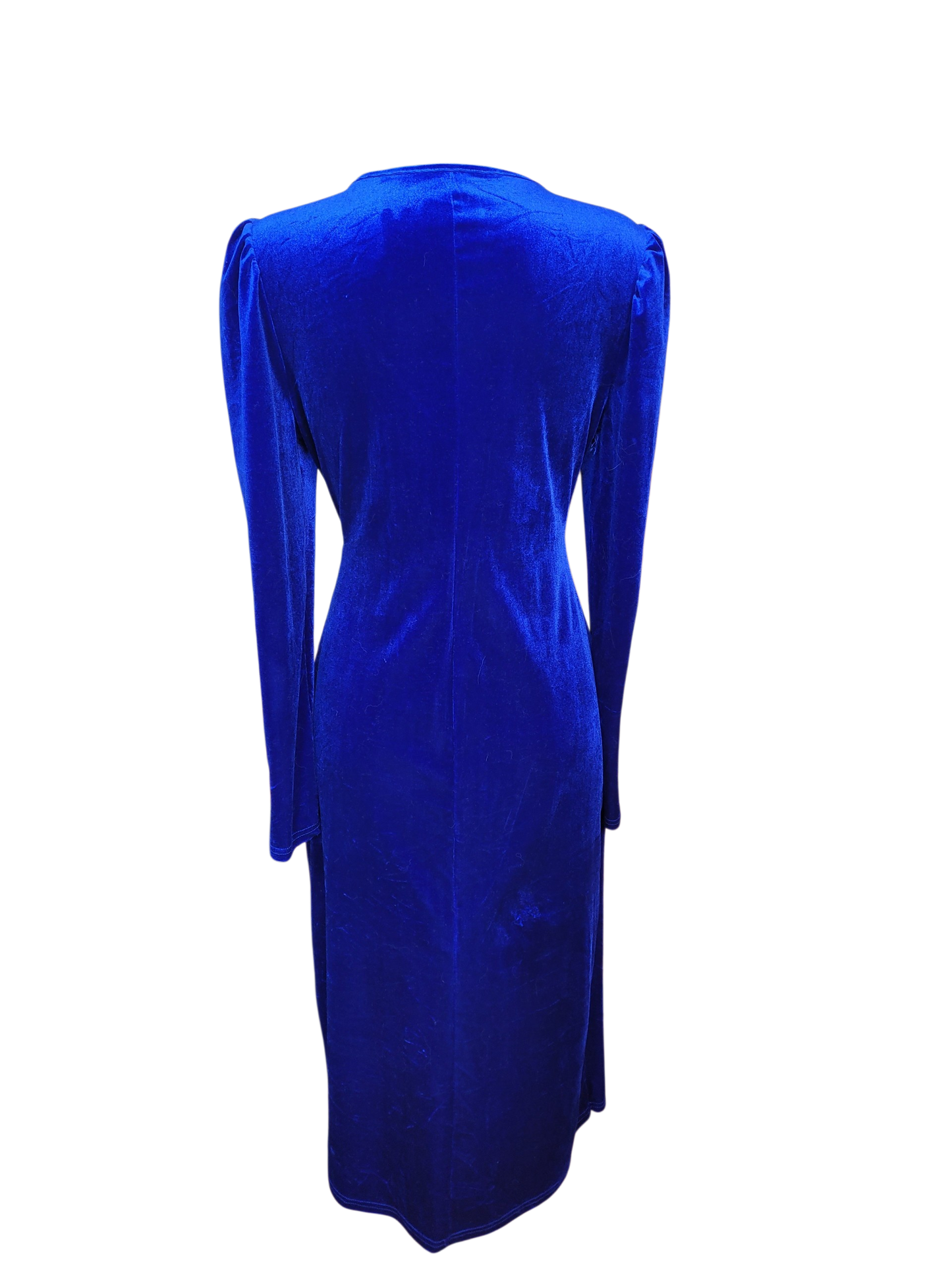Vestido Azul Terciopelo